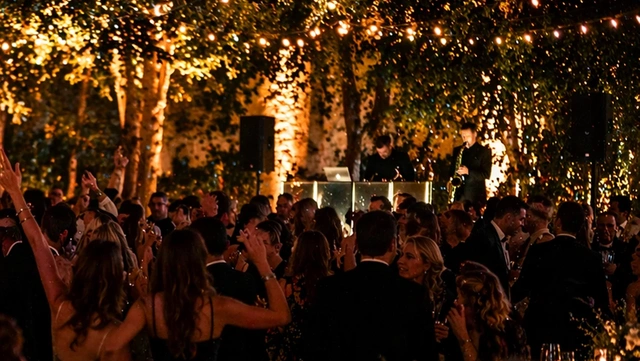 All-night hybrid DJ and live sax reception